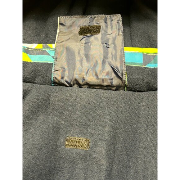 PhiBee Kids Outdoor Jacket Warm Winter Coat Size 11/12 Green Blue White - Picture 14 of 16